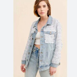 NEW BB Dakota Festival Mixed Media Jacket